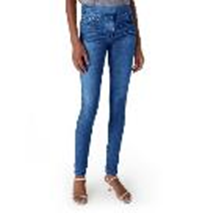 Assorted collection of Blueberry women's denim jeans in various styles and sizes available for wholesale.