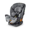18 units of Chicco OneFit ClearTex All-in-One Car Seats, showcasing the slim design and safety features.